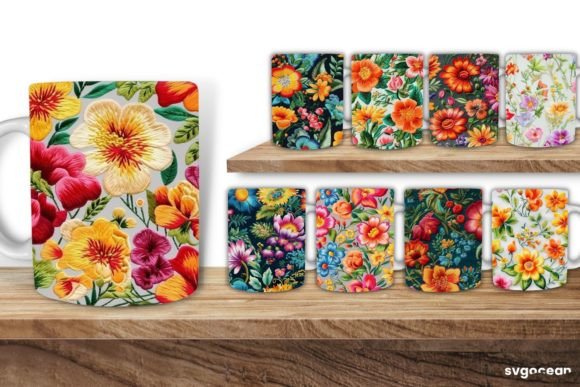 Embroidery Flowers Mug Sublimation: A Designer’s Review