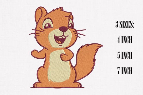 Review: Cute Squirrel Embroidery for Handmade Gifts