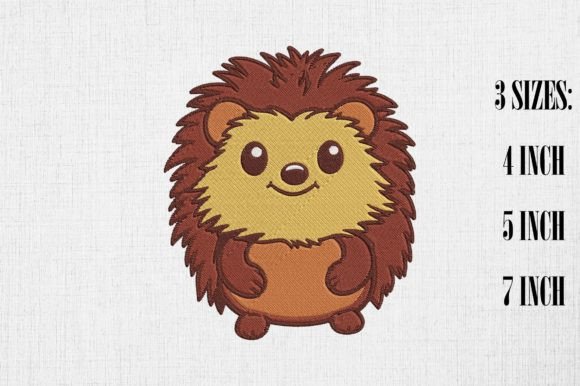 Review: Kawaii Hedgehog Embroidery Design for Holiday Crafts