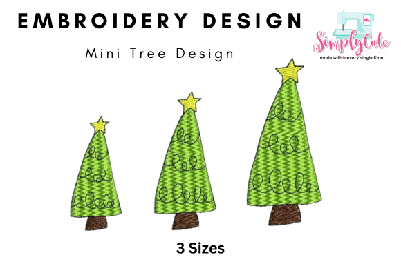 Review: Mini Tree Embroidery Design for Gifts