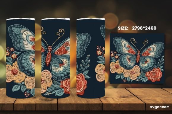 Reviewing Embroidery Butterfly Tumbler Sublimation for Apparel