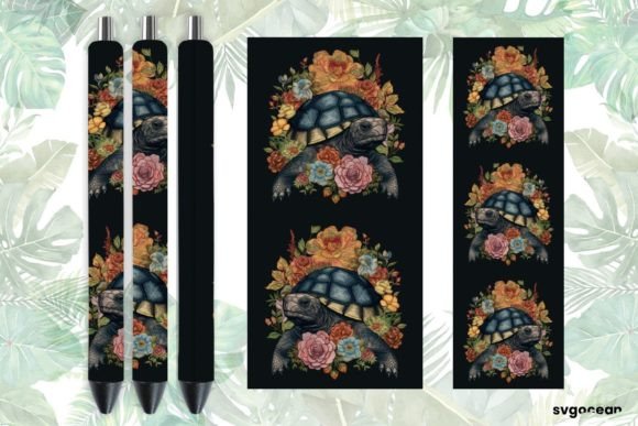 Reviewing Embroidery Turtle Pen Wraps Sublimation for Craft Fairs
