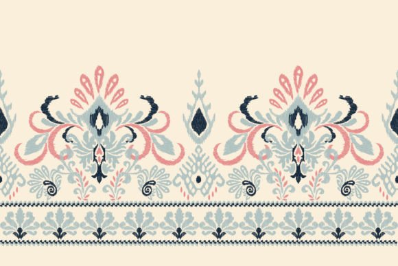 Reviewing Geometric Ethnic Ikat Embroidery for Etsy Shops