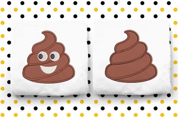 Reviewing Poop Emoji Applique for Etsy Shops