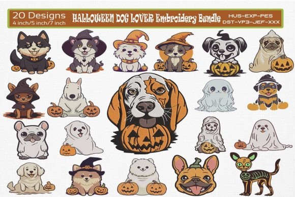Reviewing the Halloween Dog Lover Embroidery Bundle