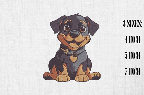 Reviewing the Lovable Rottweiler Embroidery Design